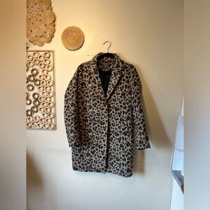 Leopard Print Women's Coat